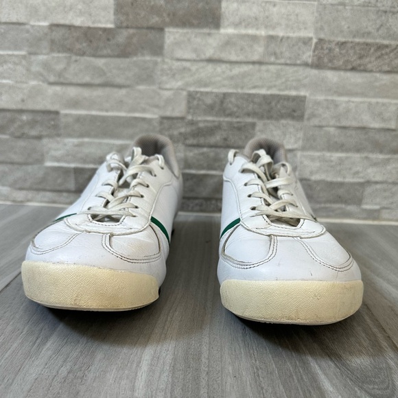 Lacoste Casual Shoes- White with Green- Size 8 Men / 9 Women - Picture 7 of 10